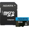 Карта памяти ADATA Premier AUSDH32GUICL10A1-RA1 microSDHC 32GB (с адаптером)