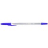 Ручка шариковая «РШ-126», корпус прозрачный, стержень синий