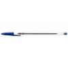 Ручка шариковая Sponsor SBP060, корпус прозрачный, стержень синий