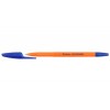 Ручка шариковая H-20, корпус оранжевый, стержень синий