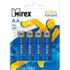 Батарейка Mirex Ultra Alkaline AA 4 шт LR6-E4