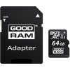 Карта памяти GOODRAM microSDXC (Class 10) UHS-I 64GB + адаптер [M1AA-0640R11]