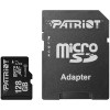 Карта памяти Patriot microSDXC LX Series (Class 10) 128GB + адаптер [PSF128GMCSDXC10]