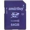 Карта памяти SmartBuy SDXC UHS-I U1 Class 10 64GB (SB64GBSDXC10)